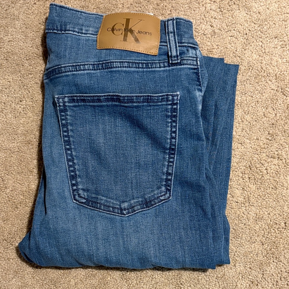 Calvin Klein Men's Denim Jeans in Classic Blue